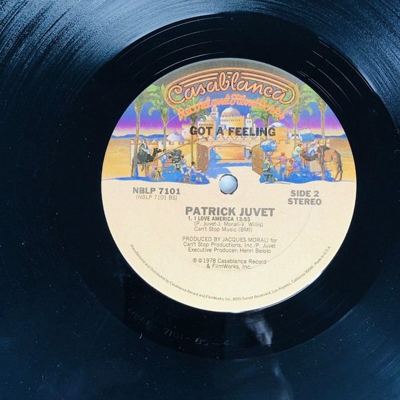 Got A Feeling Patrick Juvet Vinyl LP Record Album 1978 Casablanca NBLP 7101 - Picture 5 of 7